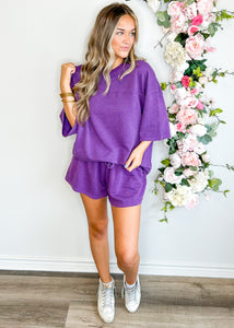 Eggplant Lounge Shorts