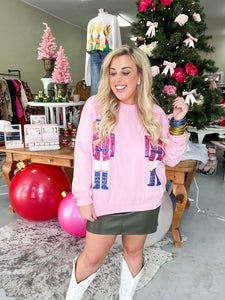 Sequin Nutcracker Sweater