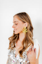 Load image into Gallery viewer, Flora Statement Earrings - Sunshine