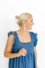 Load image into Gallery viewer, Michelle Statement Earrings - Pink Taffy