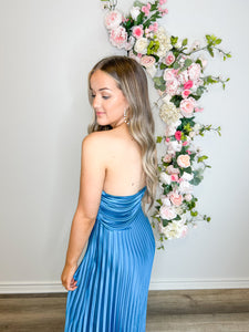 Summer Mermaid Pleated Dress