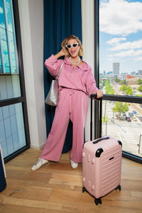 Butter Carpool Pant Set - Pink