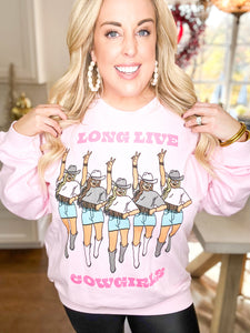 Vickie Long Live Cowgirls Sweatshirt