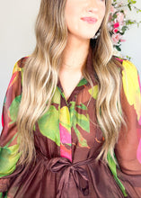 Load image into Gallery viewer, Mocha Garden Maxi Dress