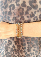 Crystal Brown Bracelet Set