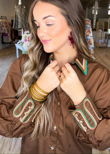 Groovy Baby Top - Brown