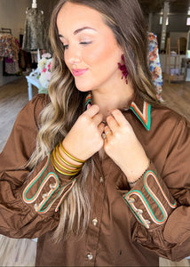 Groovy Baby Top - Brown