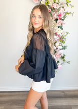 Load image into Gallery viewer, Black and Lace Classic Top