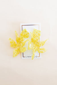Flora Statement Earrings - Sunshine