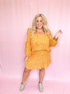 Ditzy Floral Smocked Skort