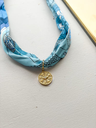 Eye Coin Huggie Charm