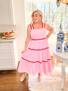 Pretty in Pink Ric Rac Dress