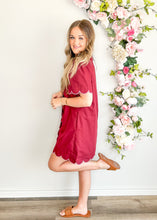 Load image into Gallery viewer, Gig &#39;Em Girl Scalloped Dress