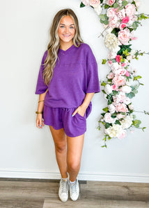 Eggplant Lounge Top