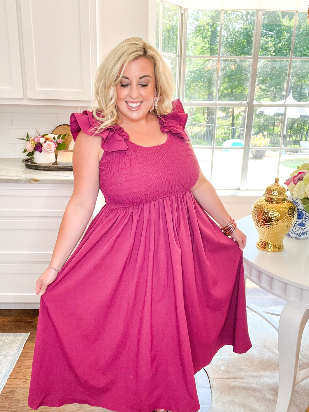 Plum Glad About It Dress