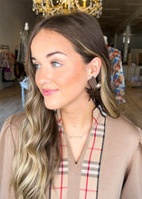 Load image into Gallery viewer, Flora Statement Earrings - Espresso