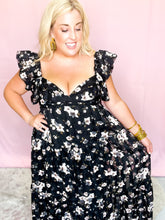 Load image into Gallery viewer, Lilly Flower Basket Maxi Dress