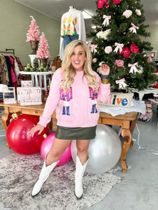 Sequin Nutcracker Sweater