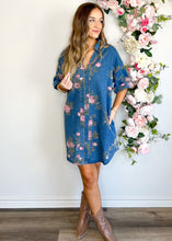 Load image into Gallery viewer, Love Shack Denim Dress