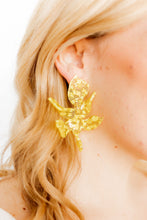 Load image into Gallery viewer, Flora Statement Earrings - Sunshine