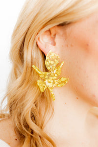 Flora Statement Earrings - Sunshine