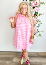 Load image into Gallery viewer, Picnic Petal Gingham Dress