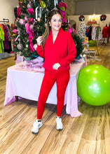 Load image into Gallery viewer, Peppermint Power Vneck Pullover