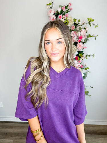 Eggplant Lounge Top