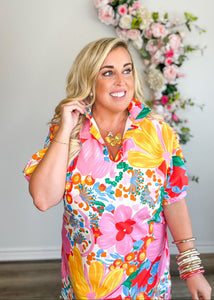 Sunset Sangria Maxi Dress