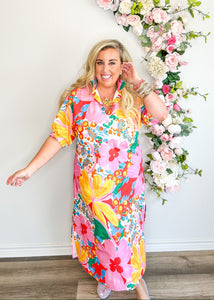 Sunset Sangria Maxi Dress