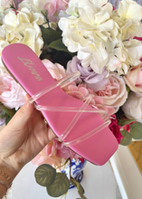 Load image into Gallery viewer, Tina Clear Sandal - Pink