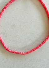 Load image into Gallery viewer, Penelope Beaded Necklace - RoRo 18” - Pink
