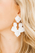 Load image into Gallery viewer, Michelle Statement Earrings - Pearl White