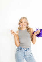 Load image into Gallery viewer, Flora Statement Earrings - Purple Frost
