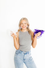 Load image into Gallery viewer, Flora Statement Earrings - Purple Frost