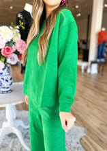 Load image into Gallery viewer, Christmas Green Textured Pant Set - Sheality