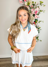 Load image into Gallery viewer, Sunday White Golfing Top