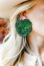 Load image into Gallery viewer, Erica Statement Earrings - Green