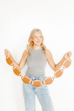 Load image into Gallery viewer, Flora Statement Earrings - Metallic Orange