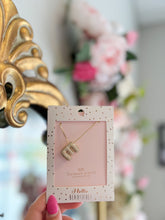 Load image into Gallery viewer, Gold Crystal Balloon Initial Necklace - Sheality