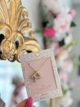 Load image into Gallery viewer, Gold Crystal Balloon Initial Necklace - Sheality