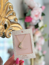 Load image into Gallery viewer, Gold Crystal Balloon Initial Necklace - Sheality