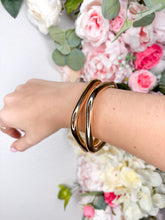 Load image into Gallery viewer, Gold Square Bangles - Sheality