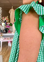 Load image into Gallery viewer, Green and Gingham Dress - Sheality
