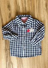 Load image into Gallery viewer, Heartfelt Patch Embroidered Button - Up Shirt - Sheality