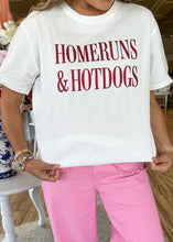 Load image into Gallery viewer, Homeruns &amp; Hotdogs Tee Top - Sheality