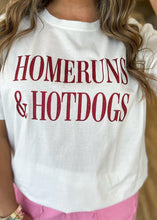 Load image into Gallery viewer, Homeruns &amp; Hotdogs Tee Top - Sheality