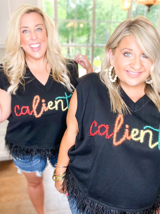 Caliente Feather Sweater Tank