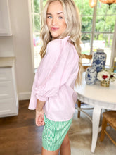 Load image into Gallery viewer, Bubblegum Ruffle Sleeve Top
