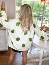 Load image into Gallery viewer, Ivory Olive All Over Sweatshirt